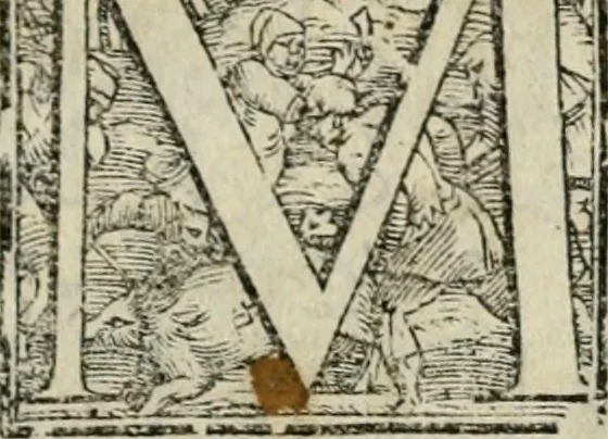 An illustration from Libro di M. Giovambattista Palatino cittadino romano : nelqual s'insegna à scriuer ogni sorte lettera, antica & moderna, di qualun que natione, con le sue regole, & misure, & essempi : et con vn breve et vtil discorso de le cifre, 1550, leaf 66