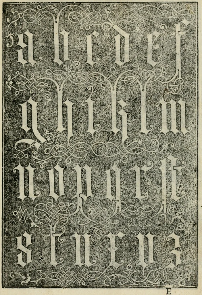 An illustration from Libro di M. Giovambattista Palatino cittadino romano : nelqual s'insegna à scriuer ogni sorte lettera, antica & moderna, di qualun que natione, con le sue regole, & misure, & essempi : et con vn breve et vtil discorso de le cifre, 1550, leaf 68