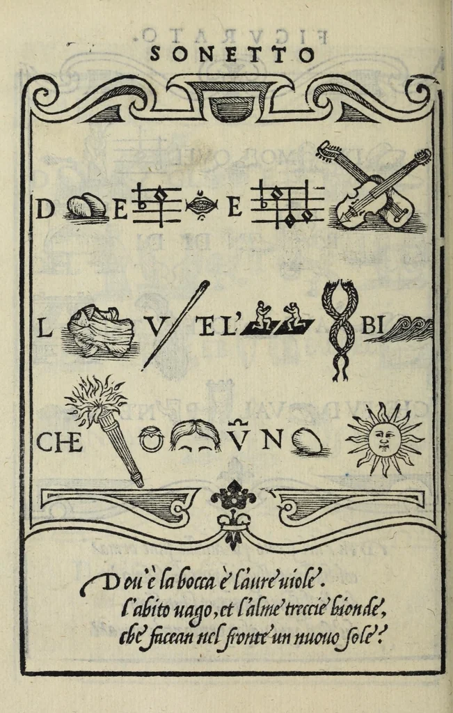 An illustration from Libro di M. Giovanbattista Palatino cittadino romano : nel qual s'insegna à scriuere ogni sorte lettera, antica, et moderna, di qualunque natione, con le sue regole, et misure, et essempi : et con vn breve, et vtil discorso de le cifre, 1548, leaf 104