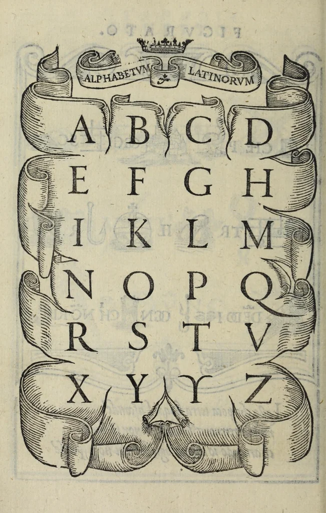 An illustration from Libro di M. Giovanbattista Palatino cittadino romano : nel qual s'insegna à scriuere ogni sorte lettera, antica, et moderna, di qualunque natione, con le sue regole, et misure, et essempi : et con vn breve, et vtil discorso de le cifre, 1548, leaf 106