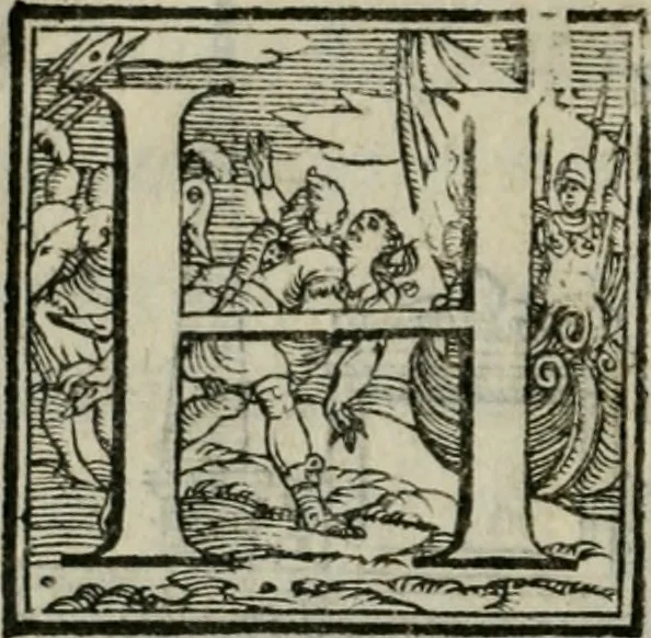 An illustration from Libro estraordinario di Sebastiano Serlio bolognese : nel quale si dimostrano trenta porte di opera rustica, mista con diuersi ordini, & uenti di opera dilicata di diuerse specie : con la scrittura dauanti, che narra il tutto, 1566, leaf 65