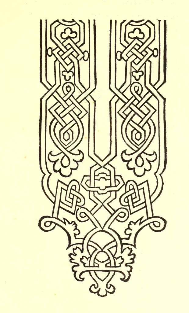 An illustration from Libro primo de rechami p elquale se impara in diuersi modi l'ordine e il modo de recamare : cosa nō mai piu fatta ne stata mostrata : el qual modo se insegna al lettore voltando la carta, 1878, leaf 139