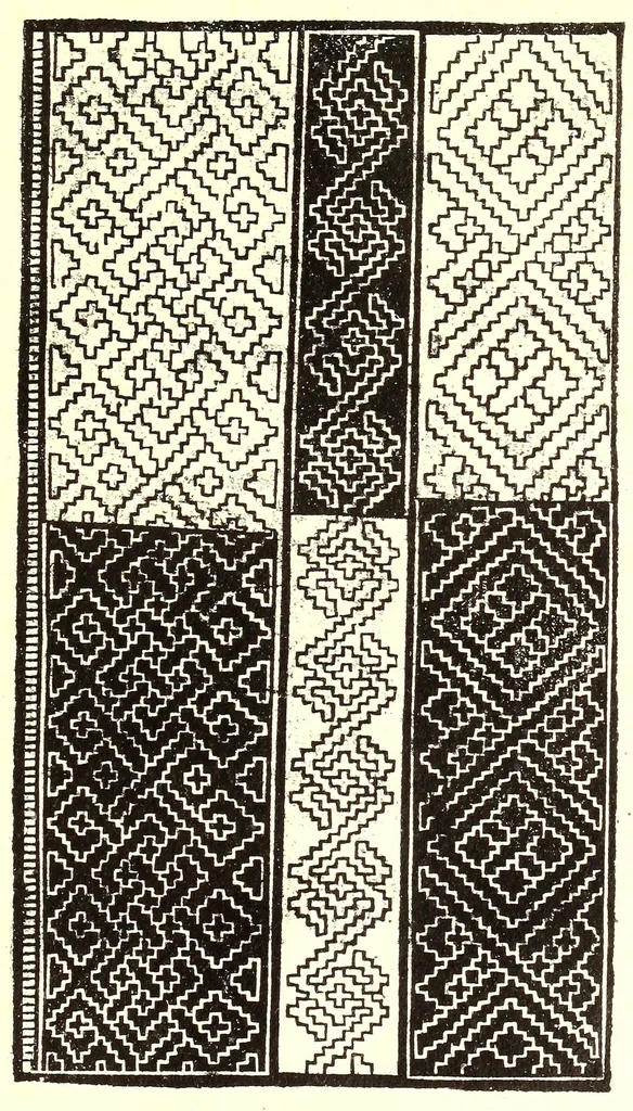 An illustration from Libro primo de rechami p elquale se impara in diuersi modi l'ordine e il modo de recamare : cosa nō mai piu fatta ne stata mostrata : el qual modo se insegna al lettore voltando la carta, 1878, leaf 61