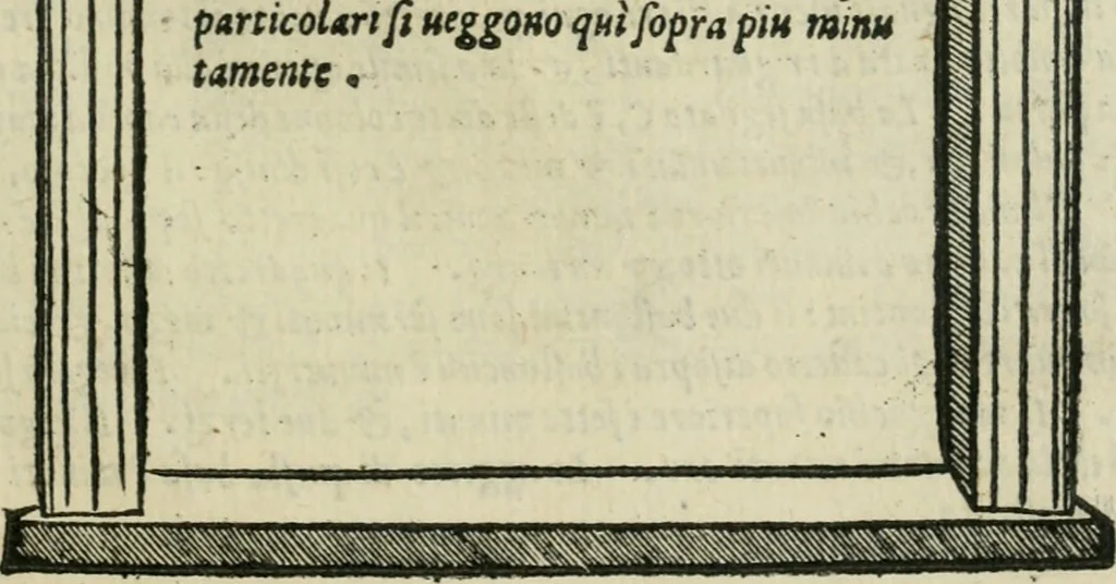 An illustration from Libro primo [-quinto] d'architettvra ..., 1566, leaf 108