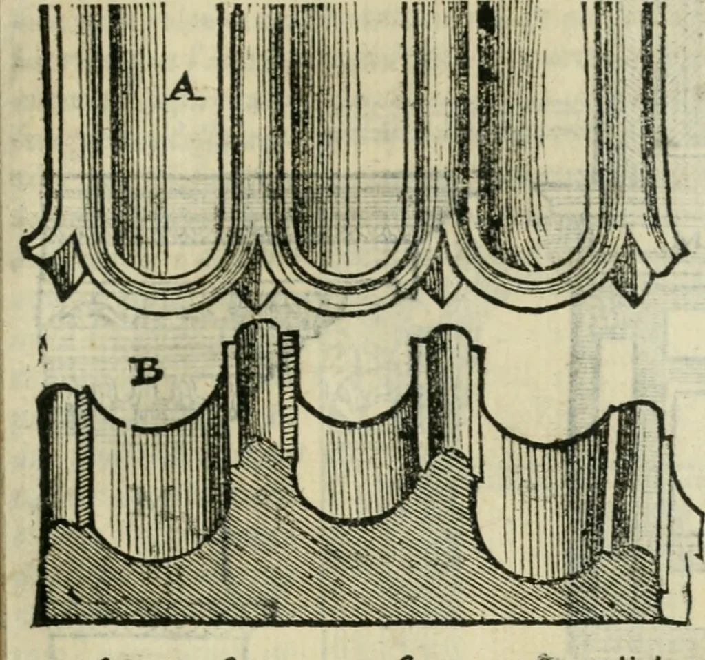 An illustration from Libro primo [-quinto] d'architettvra ..., 1566, leaf 110