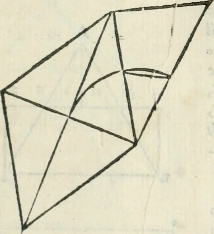 An illustration from Libro primo [-quinto] d'architettvra ..., 1566, leaf 13