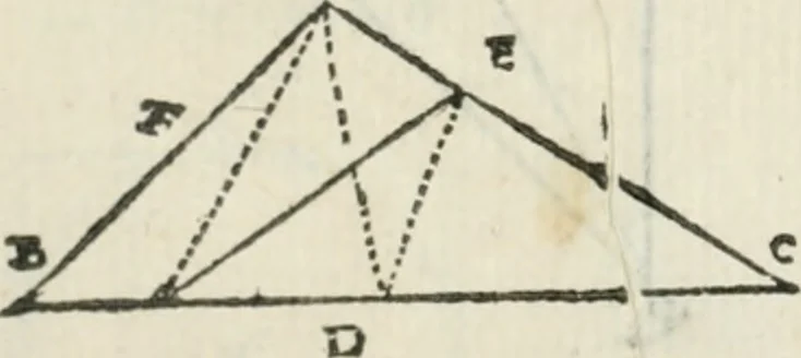 An illustration from Libro primo [-quinto] d'architettvra ..., 1566, leaf 13