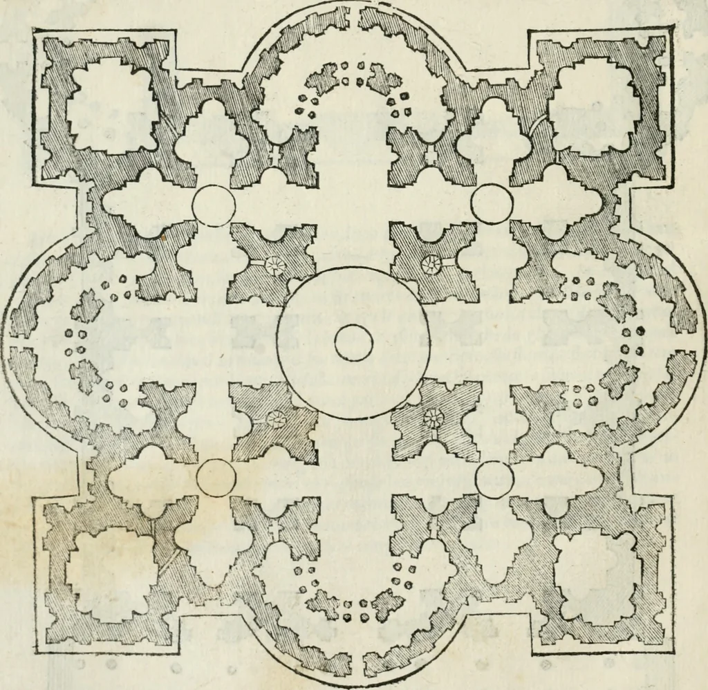 An illustration from Libro primo [-quinto] d'architettvra ..., 1566, leaf 133
