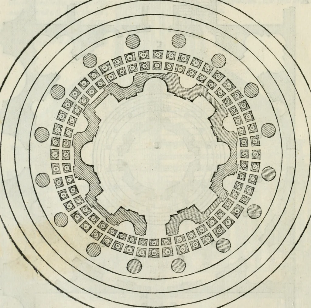 An illustration from Libro primo [-quinto] d'architettvra ..., 1566, leaf 137