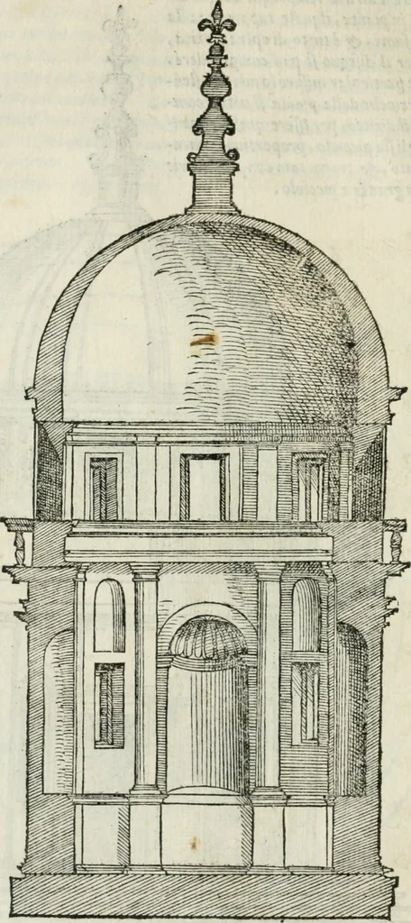 An illustration from Libro primo [-quinto] d'architettvra ..., 1566, leaf 139