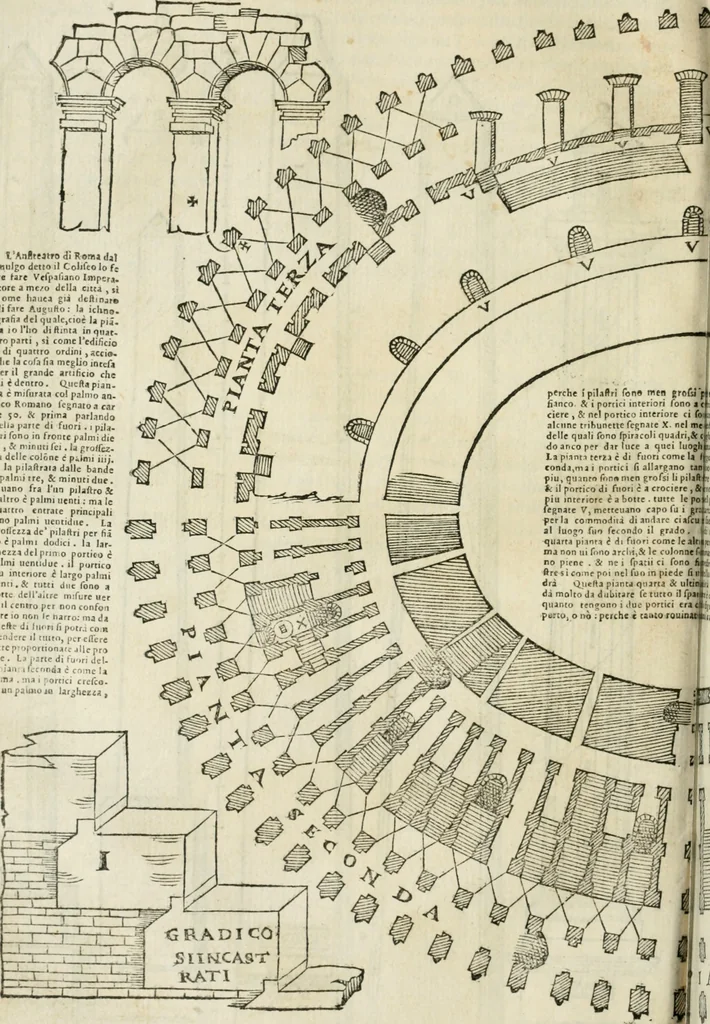 An illustration from Libro primo [-quinto] d'architettvra ..., 1566, leaf 159