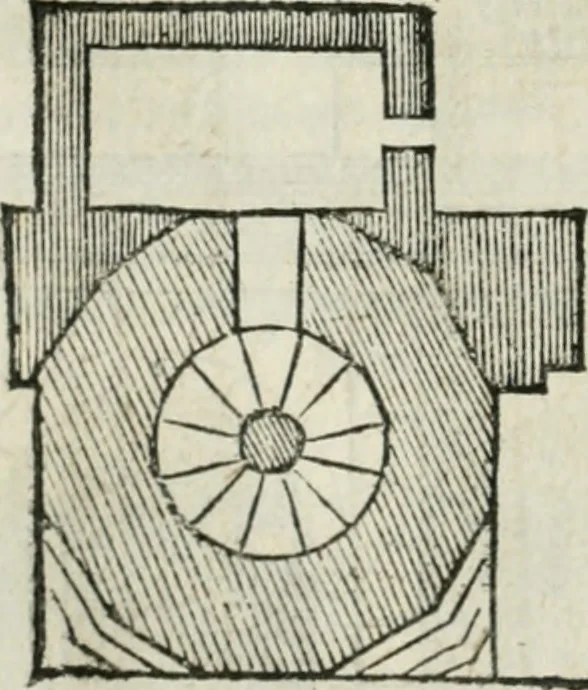 An illustration from Libro primo [-quinto] d'architettvra ..., 1566, leaf 165