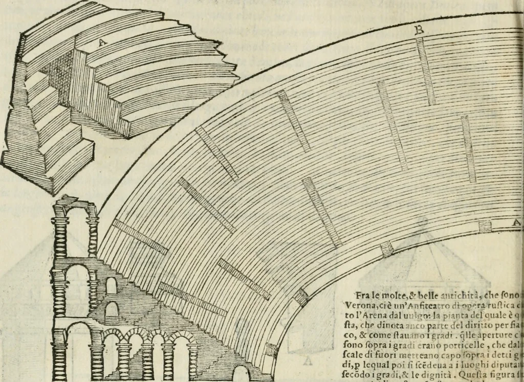 An illustration from Libro primo [-quinto] d'architettvra ..., 1566, leaf 167