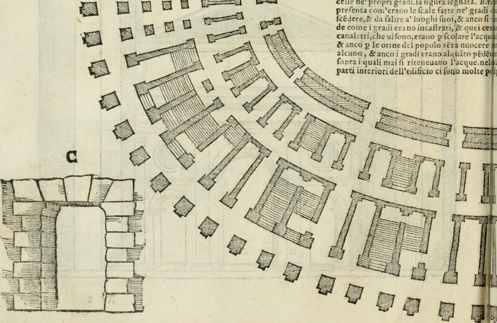 An illustration from Libro primo [-quinto] d'architettvra ..., 1566, leaf 167
