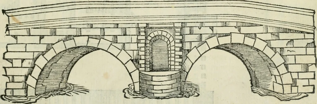An illustration from Libro primo [-quinto] d'architettvra ..., 1566, leaf 182