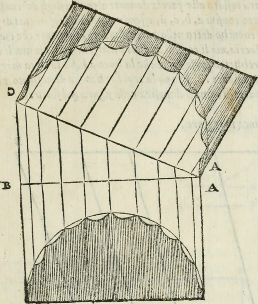 An illustration from Libro primo [-quinto] d'architettvra ..., 1566, leaf 19