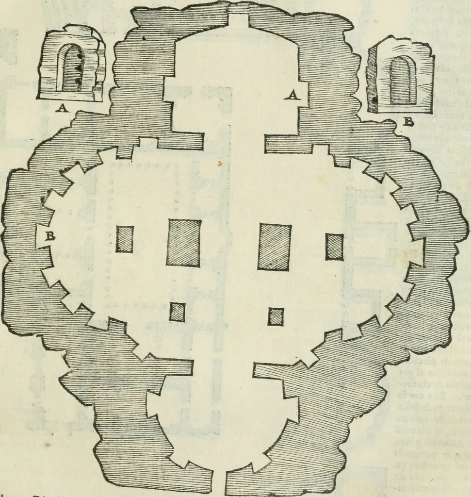 An illustration from Libro primo [-quinto] d'architettvra ..., 1566, leaf 190