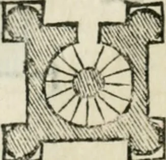 An illustration from Libro primo [-quinto] d'architettvra ..., 1566, leaf 195