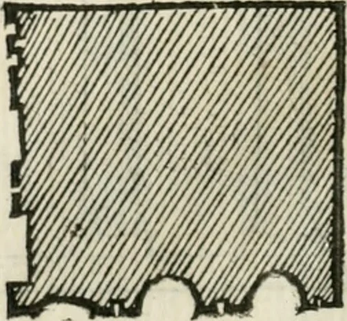 An illustration from Libro primo [-quinto] d'architettvra ..., 1566, leaf 197