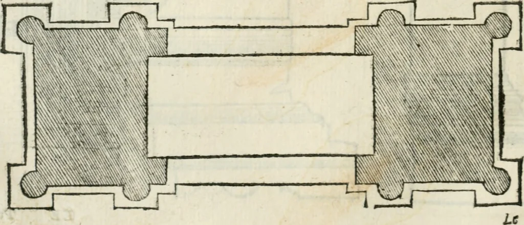 An illustration from Libro primo [-quinto] d'architettvra ..., 1566, leaf 221