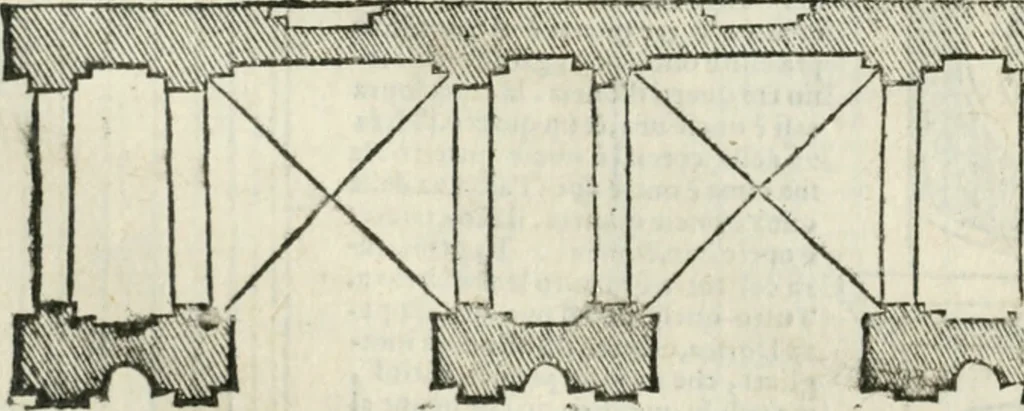 An illustration from Libro primo [-quinto] d'architettvra ..., 1566, leaf 237
