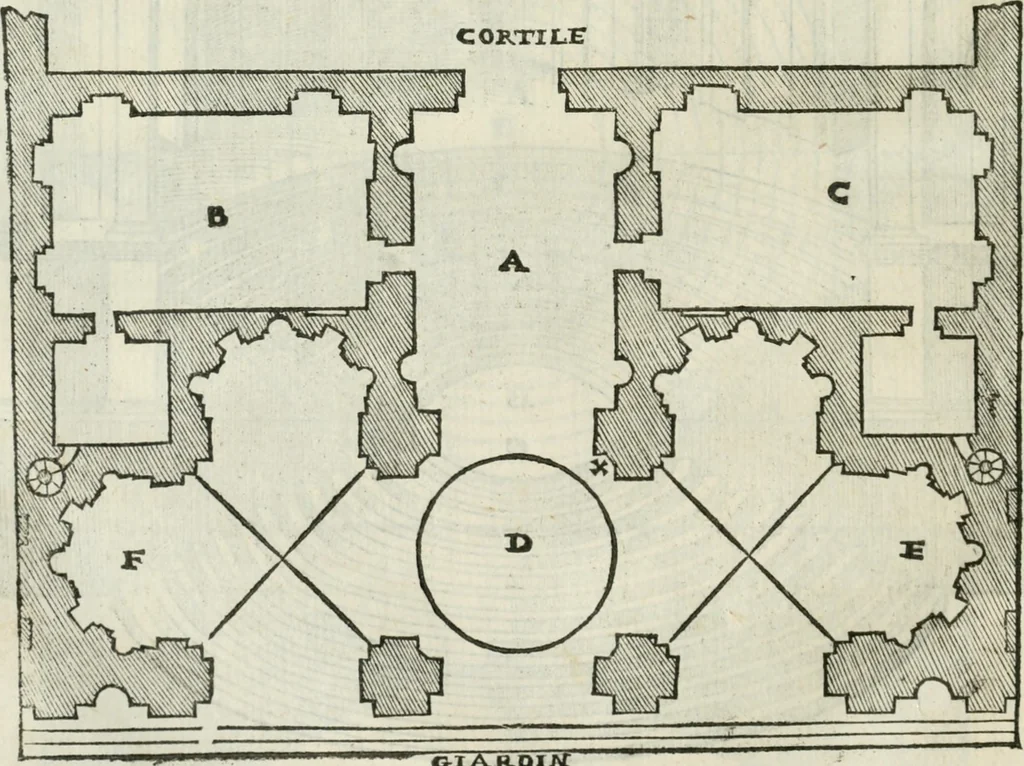 An illustration from Libro primo [-quinto] d'architettvra ..., 1566, leaf 243