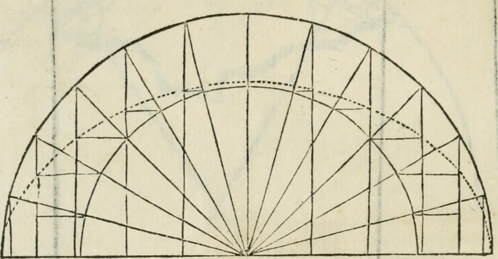 An illustration from Libro primo [-quinto] d'architettvra ..., 1566, leaf 25