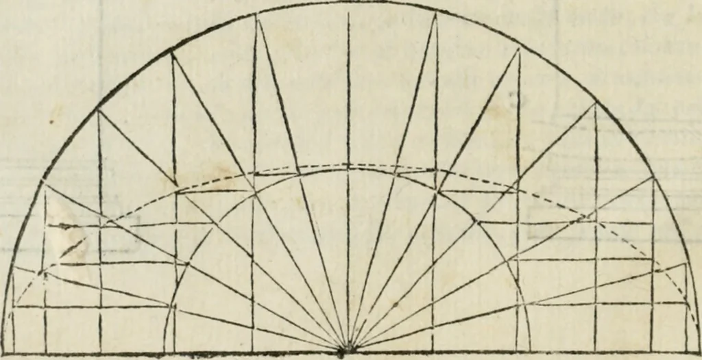 An illustration from Libro primo [-quinto] d'architettvra ..., 1566, leaf 25