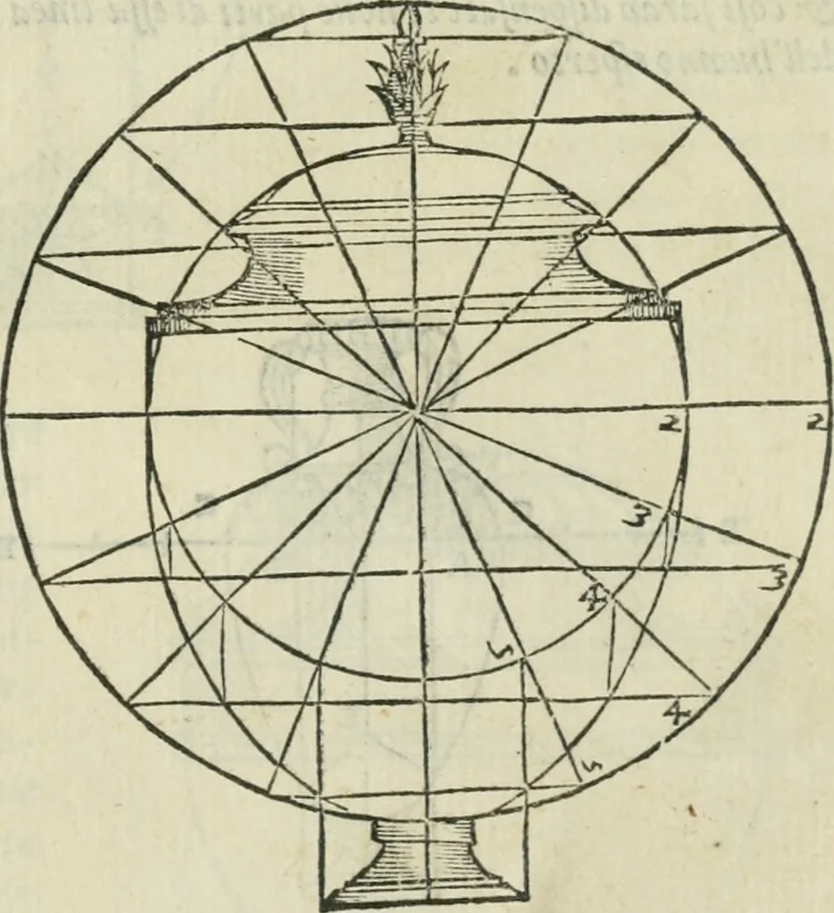 An illustration from Libro primo [-quinto] d'architettvra ..., 1566, leaf 26
