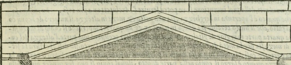 An illustration from Libro primo [-quinto] d'architettvra ..., 1566, leaf 270