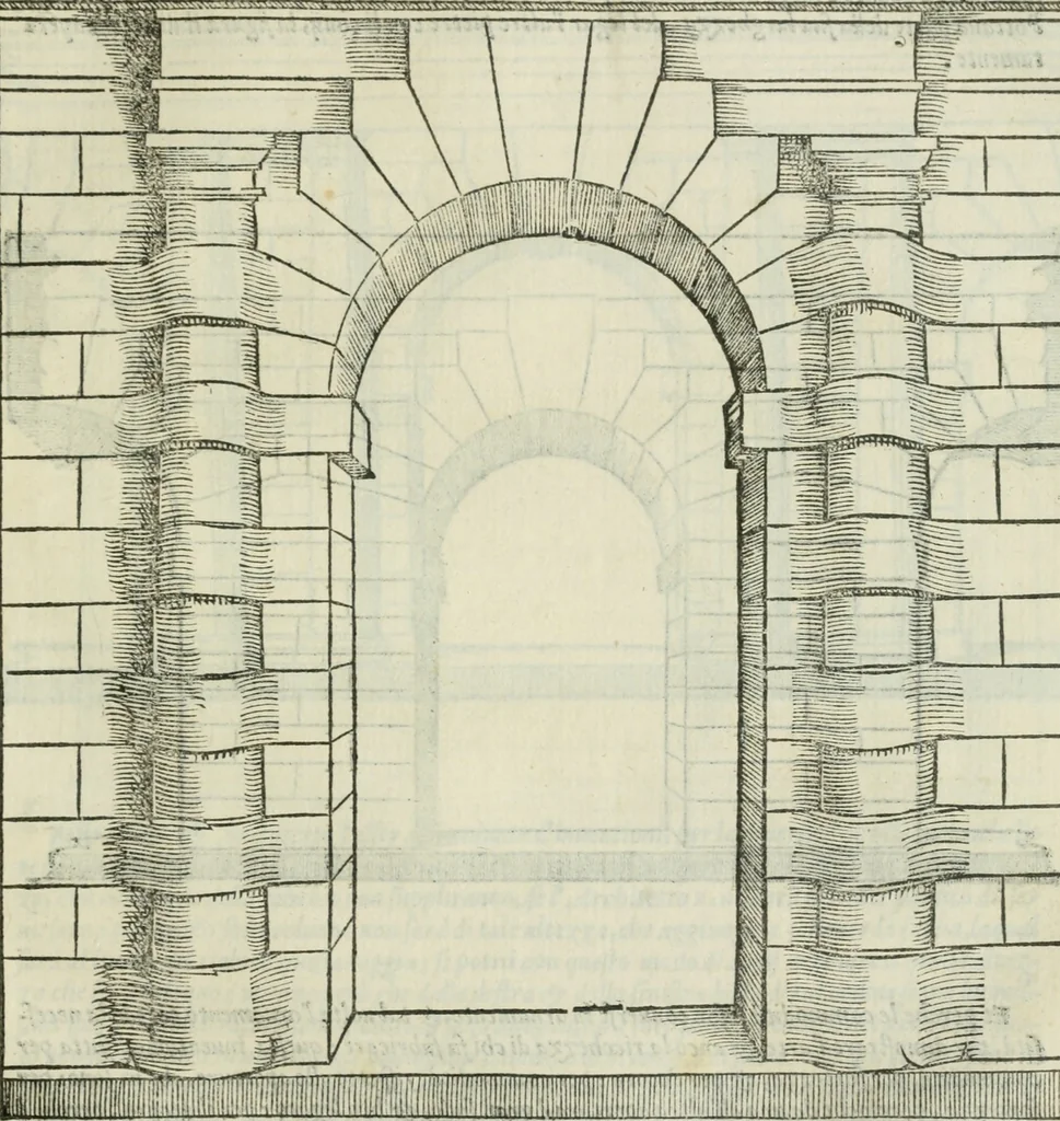 An illustration from Libro primo [-quinto] d'architettvra ..., 1566, leaf 270