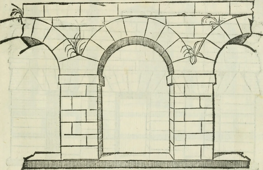 An illustration from Libro primo [-quinto] d'architettvra ..., 1566, leaf 274