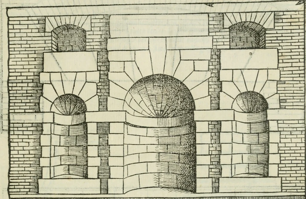An illustration from Libro primo [-quinto] d'architettvra ..., 1566, leaf 276