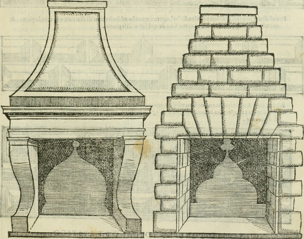 An illustration from Libro primo [-quinto] d'architettvra ..., 1566, leaf 278