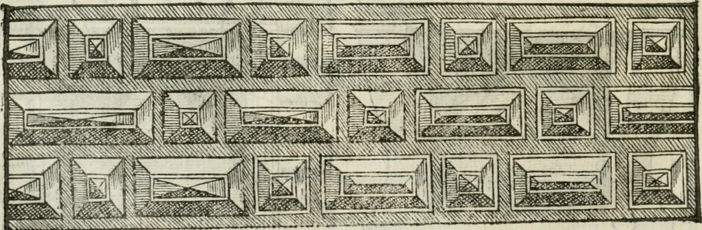 An illustration from Libro primo [-quinto] d'architettvra ..., 1566, leaf 279