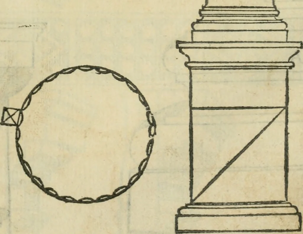 An illustration from Libro primo [-quinto] d'architettvra ..., 1566, leaf 284