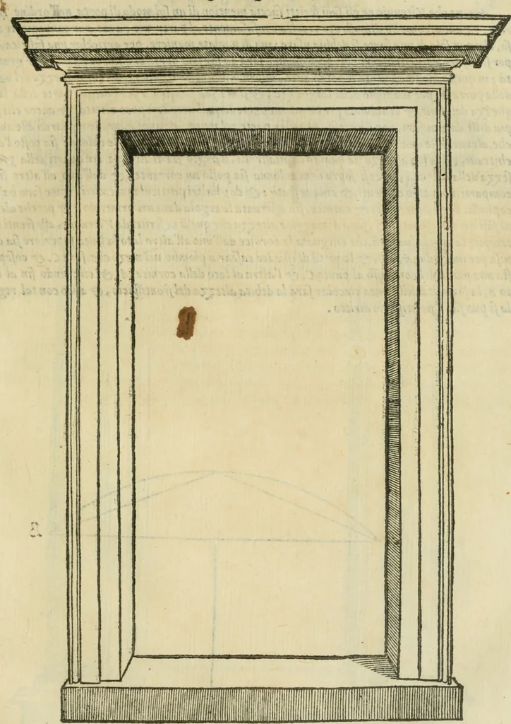 An illustration from Libro primo [-quinto] d'architettvra ..., 1566, leaf 292