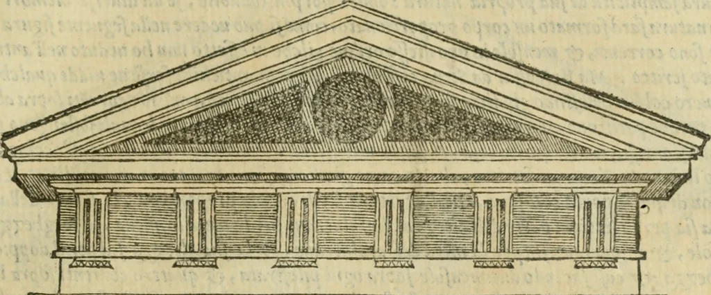An illustration from Libro primo [-quinto] d'architettvra ..., 1566, leaf 294