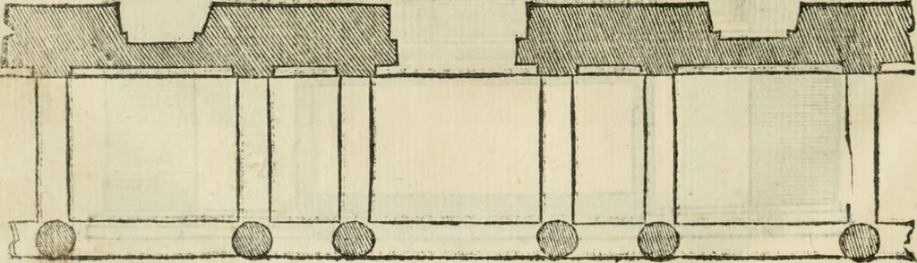An illustration from Libro primo [-quinto] d'architettvra ..., 1566, leaf 303