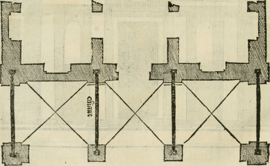 An illustration from Libro primo [-quinto] d'architettvra ..., 1566, leaf 307