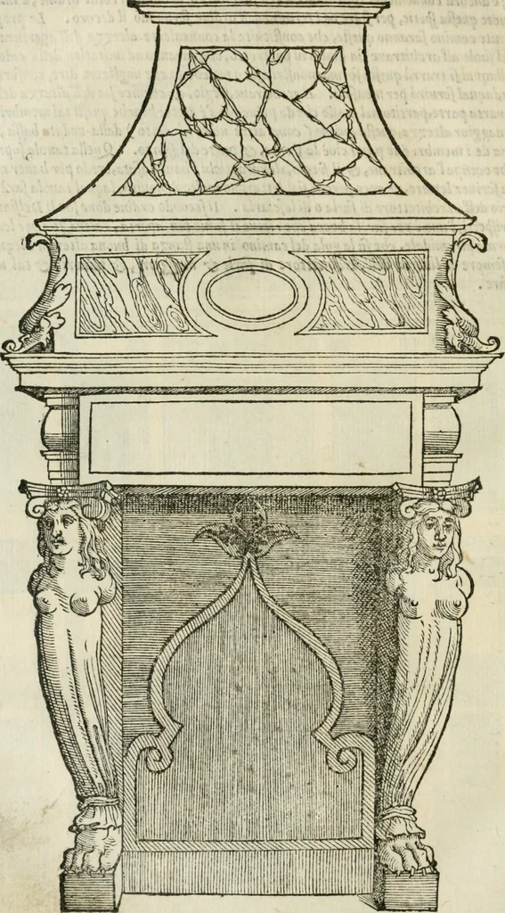 An illustration from Libro primo [-quinto] d'architettvra ..., 1566, leaf 337