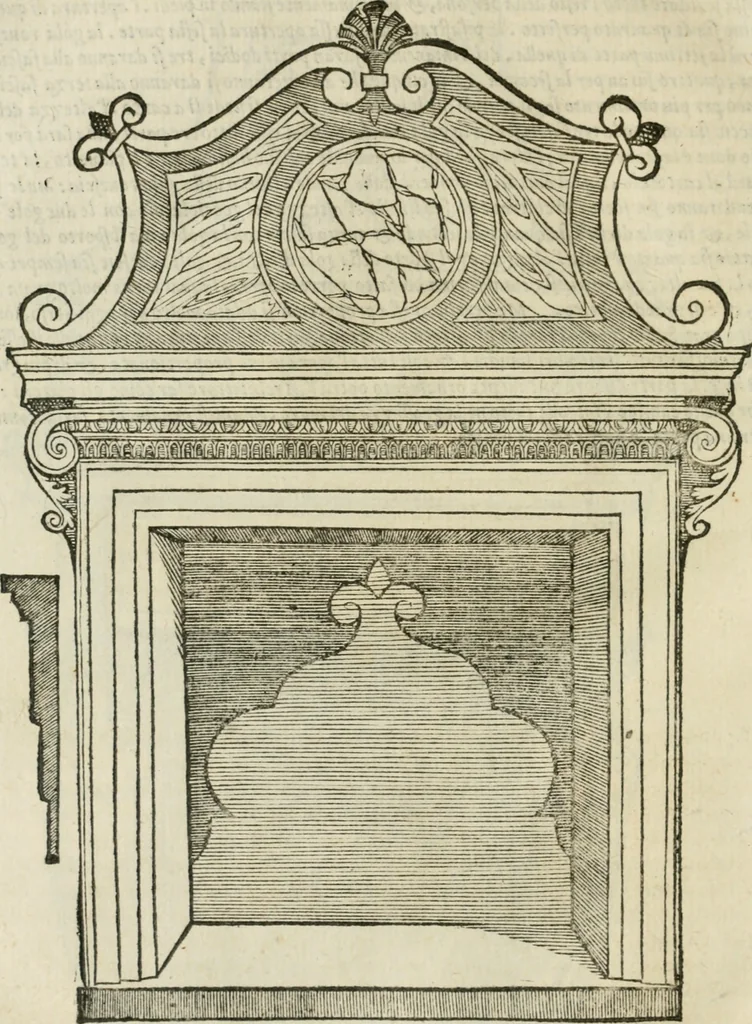 An illustration from Libro primo [-quinto] d'architettvra ..., 1566, leaf 339
