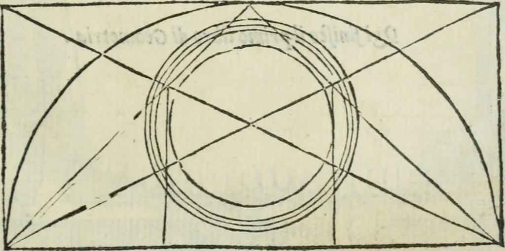 An illustration from Libro primo [-quinto] d'architettvra ..., 1566, leaf 34
