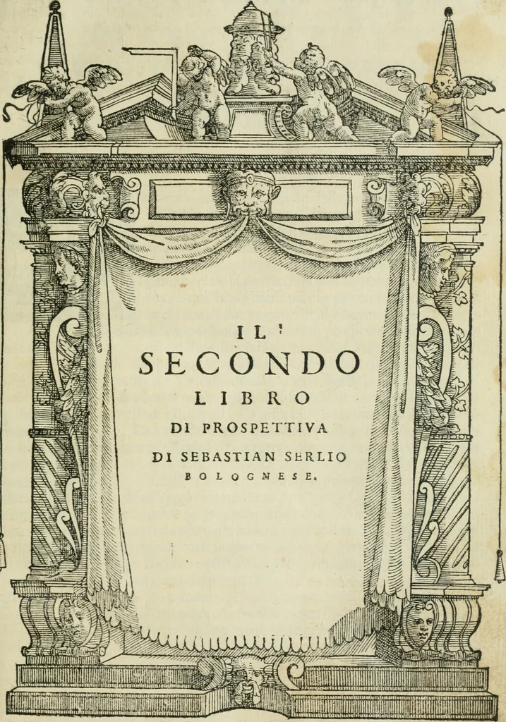 An illustration from Libro primo [-quinto] d'architettvra ..., 1566, leaf 36