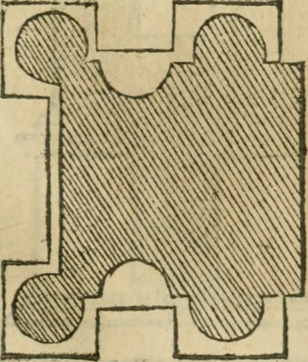 An illustration from Libro primo [-quinto] d'architettvra ..., 1566, leaf 362