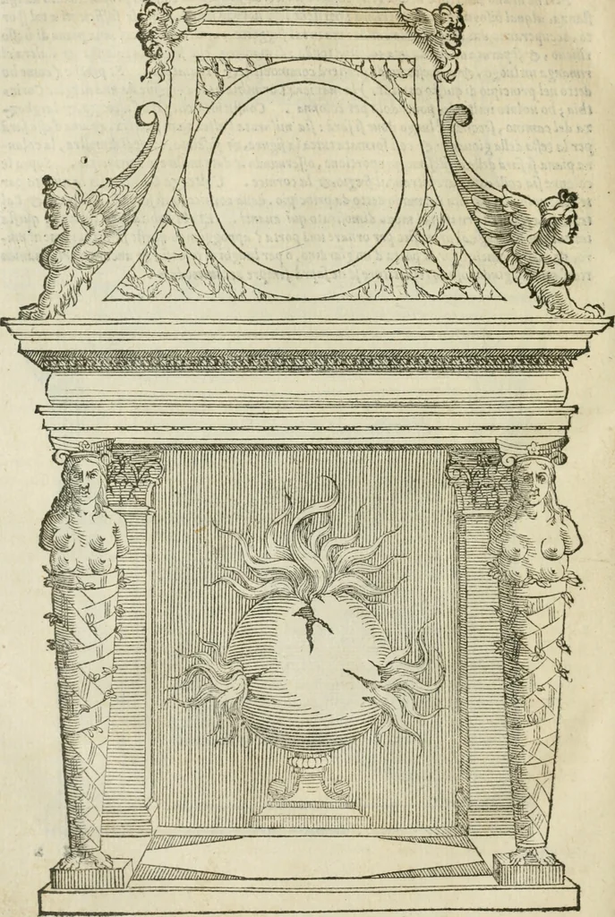 An illustration from Libro primo [-quinto] d'architettvra ..., 1566, leaf 367