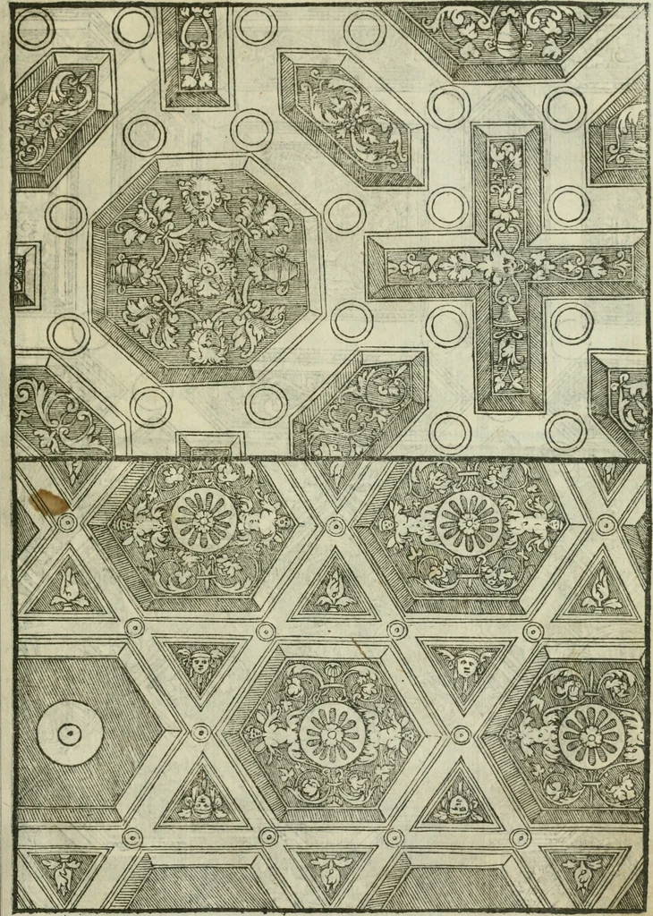 An illustration from Libro primo [-quinto] d'architettvra ..., 1566, leaf 392
