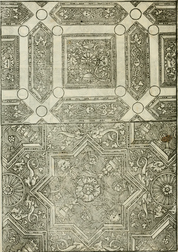 An illustration from Libro primo [-quinto] d'architettvra ..., 1566, leaf 393