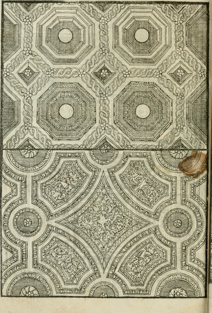 An illustration from Libro primo [-quinto] d'architettvra ..., 1566, leaf 395