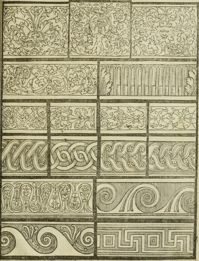 An illustration from Libro primo [-quinto] d'architettvra ..., 1566, leaf 396